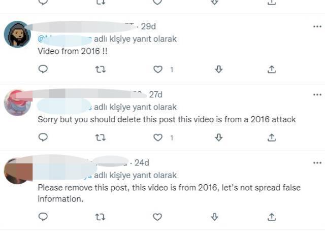 Taksim'deki bombalı saldırıya, canlı bombanın sebep olduğunu gösteren video, 2016 yılına ait