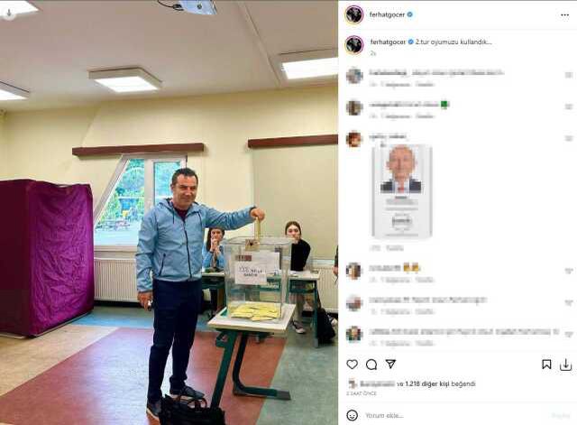 Ünlü isimler bir kez daha sandık başında! Kimi eşiyle kimi de bebeğiyle geldi