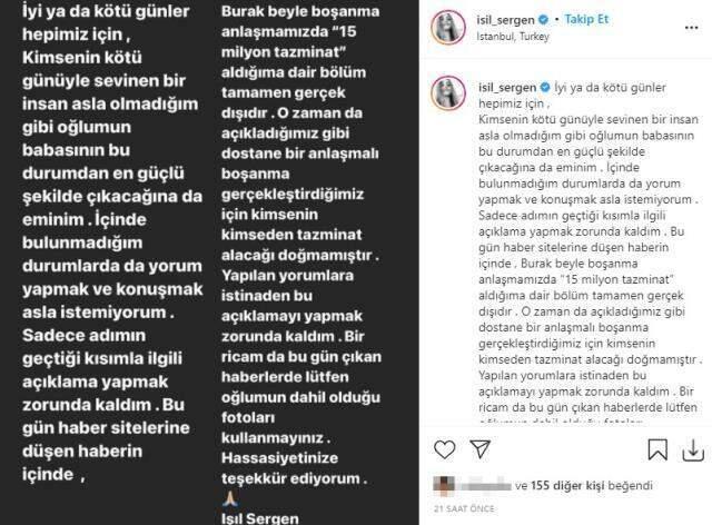 Genç eşinin ihanetiyle sarsılan Burak Sergen'e en büyük destek eski karısından geldi