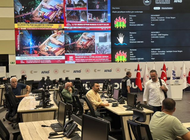 Deprem sonrası AFAD müdahale planı devreye alındı