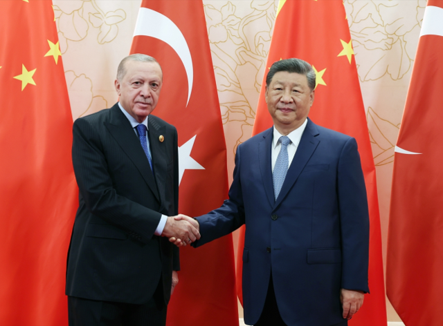 Cumhurbaşkanı Erdoğan, Şi Cinping ile görüştü