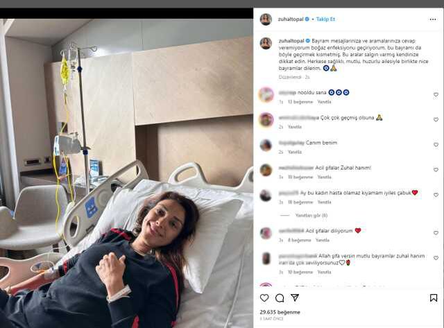 Ünlü sunucu Zuhal Topal hastaneye kaldırıldı