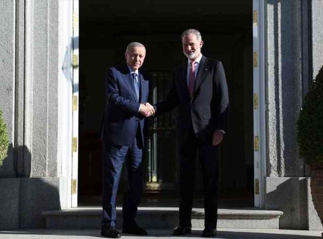 Cumhurbaşkanı Erdoğan ile İspanya Kralı 6. Felipe arasında Gazze görüşmesi