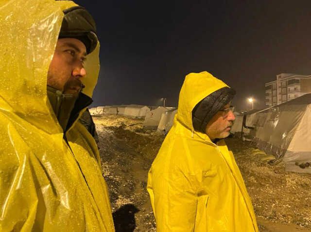 Vali Çiçek, deprem ve selin vurduğu Adıyaman'da çalışmaları yakından takip ediyor