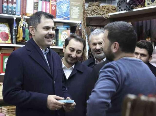 Murat Kurum, İstanbul'da esnaf ziyaretleri gerçekleştirdi