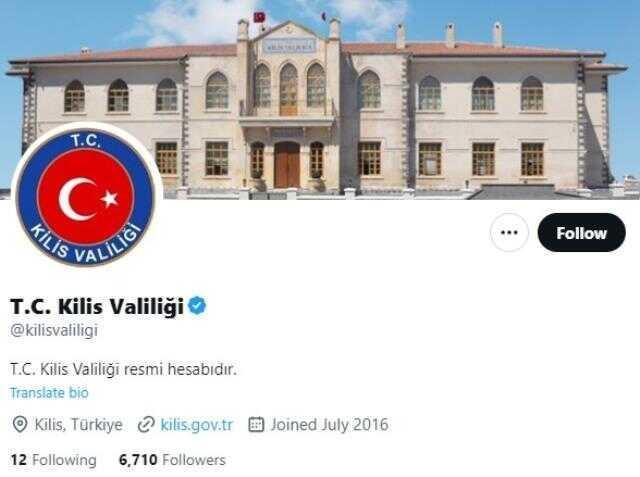 Kilis Valiliği ilanları takip sayfası! Kilis Valiliği Twitter ve sosyal medya hesapları duyuruları!