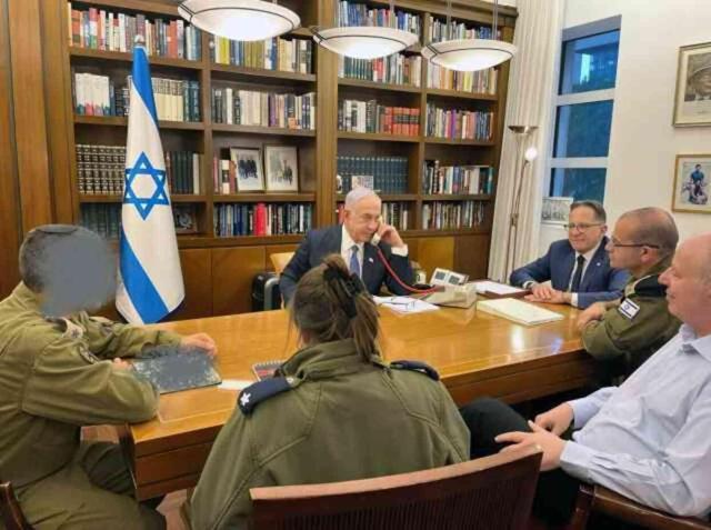 Beyrut saldırısı sonrası Netanyahu'dan fotoğraflı paylaşım