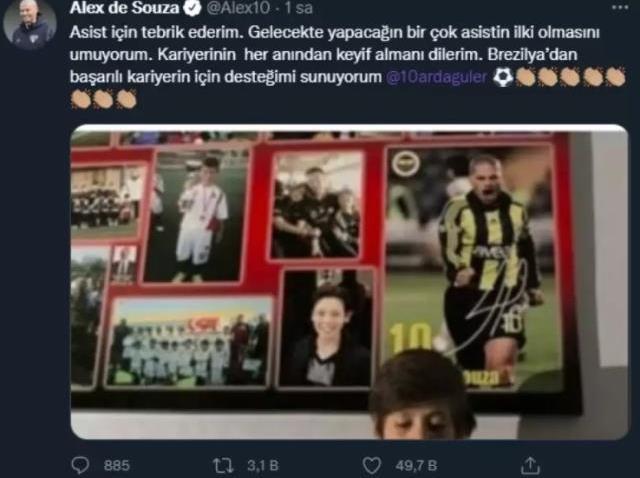 Mesut Özil ve Alex'ten sosyal medyayı titreten Arda Güler paylaşımı