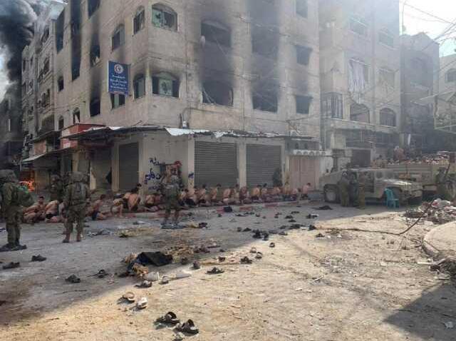 İsrail ordusu Gazze Şeridi'nde 700 Filistinliyi alıkoydu