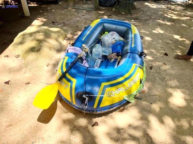 Eşine ulaşmak için şişme bot ile 2 bin kilometrelik deniz yolculuğuna çıktı