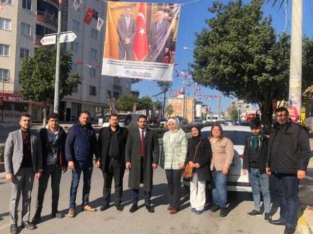 Kılıçdaroğlu'nun Mersin ziyareti öncesi ülkü ocaklarından olay tehdit! İlçe girişine pankart astılar