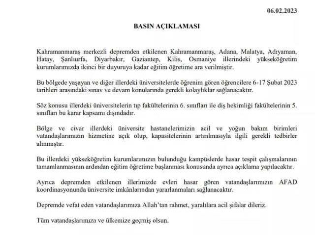 Sivas Cumhuriyet Üniversitesi tatil mi? Sivas Cumhuriyet Üniversitesi ne zaman, hangi tarihte açılacak?