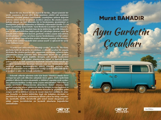 Murat Bahadır'dan yeni kitap: Aynı Gurbetin Çocukları raflarda