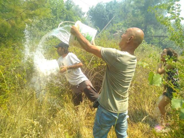 Kaş'ta korkutan orman yangını! Yerleşim yerleri de zarar gördü