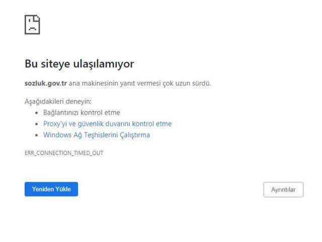 TDK Sözlük çöktü mü, neden açılmıyor? Sozluk gov tr neden açılmıyor, ne zaman açılır?