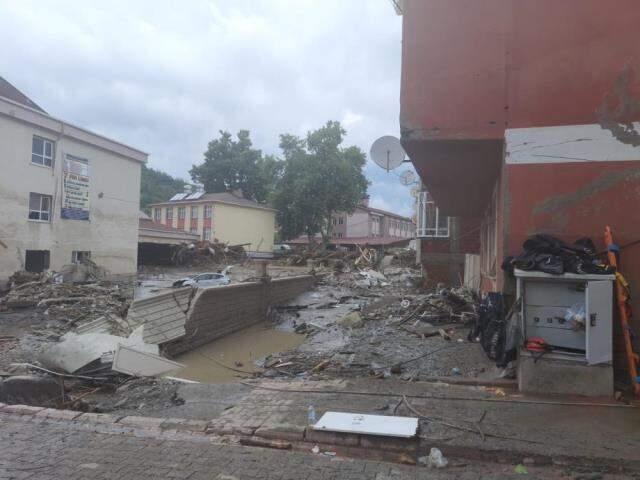 Bakan Soylu, selin yıktığı Bozkurt'ta konuştu: Gördüğüm en ağır sel felaketi, Dereli'deki felaketin 5 misli