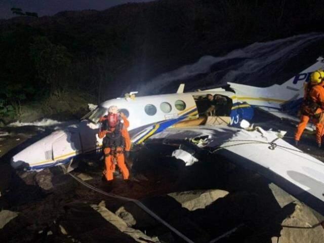 Şarkıcı Marilia Mendonça'nın ölümüne neden olan uçağından enkazından ilk görüntüler geldi