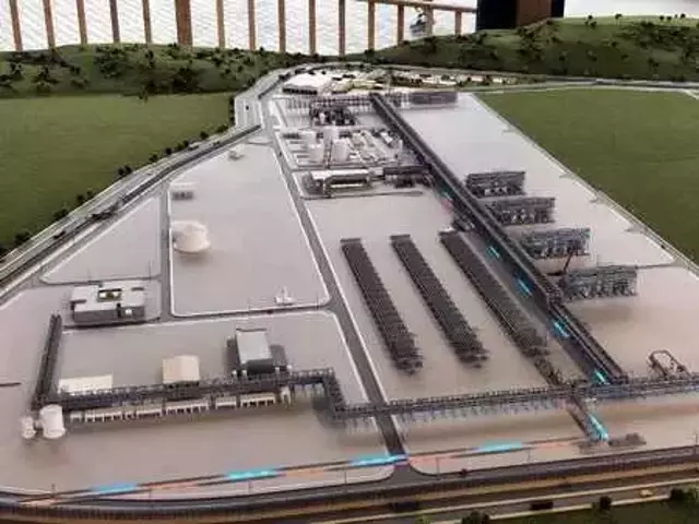 Karadeniz gazının işleneceği tesisinin maketi hazırlandı