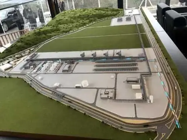 Karadeniz gazının işleneceği tesisinin maketi hazırlandı