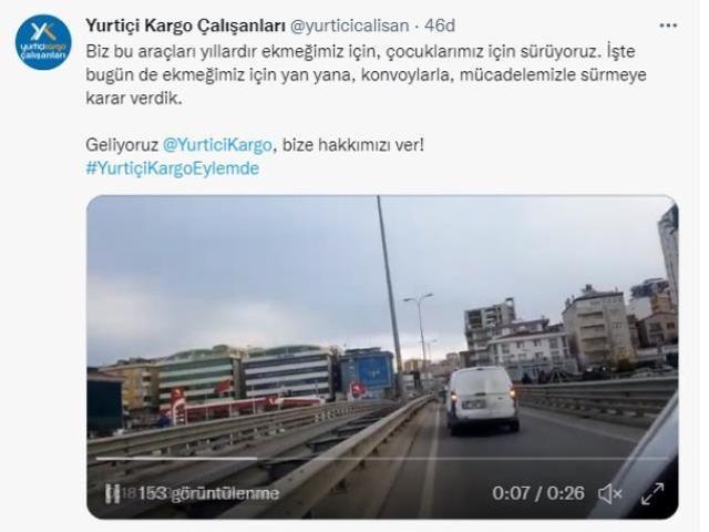Yurtiçi Kadro çalışanları eylem düzenliyor! Bu sefalete son verin