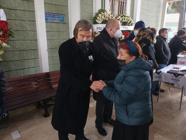 EROL EVGİN'İN AĞABEYİ SON YOLCULUĞUNU UĞURLANDI