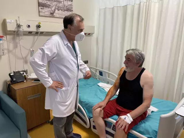 Lavabo açıcı bomba gibi patladı, soluğu hastanede aldı