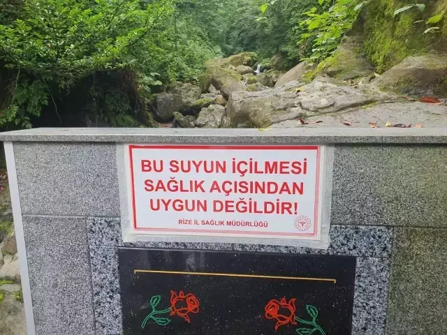 Rize'de yıllardır 'şifalı' diye içilen su zehir çıktı