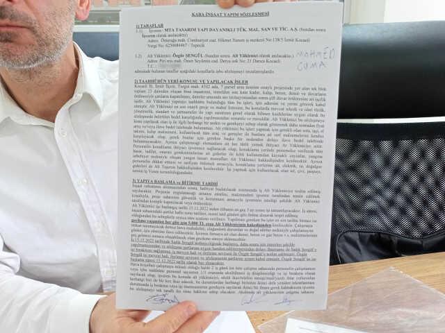 Kirişleri toprakla doldurulduğu iddia edilen binanın sahibi: İyi planlanmış ve kurgusu hazırlanmış pis bir oyun