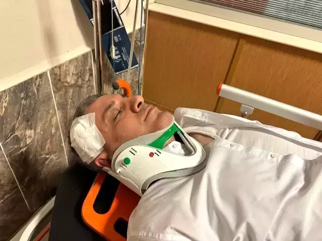 Osmanlı Ocakları Genel Başkanı Kadir Canpolat, geçirdiği trafik kazasında hafif yaralandı