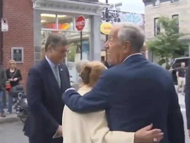 Genç bir kadının göğüs dekoltesini işaret ederek soğuk alırsın diyen Portekiz cumhurbaşkanı sert tepki gördü