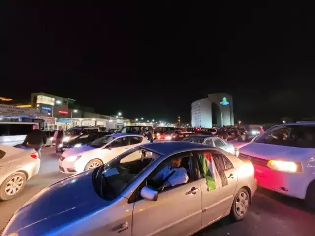 Malatya'da İsrail protestosu sırasında bir grup Kürecik Radar Üssü'ne gitmek istedi