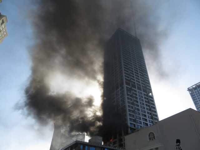 Ataşehir'deki İnşaatta Yangın Çıktı