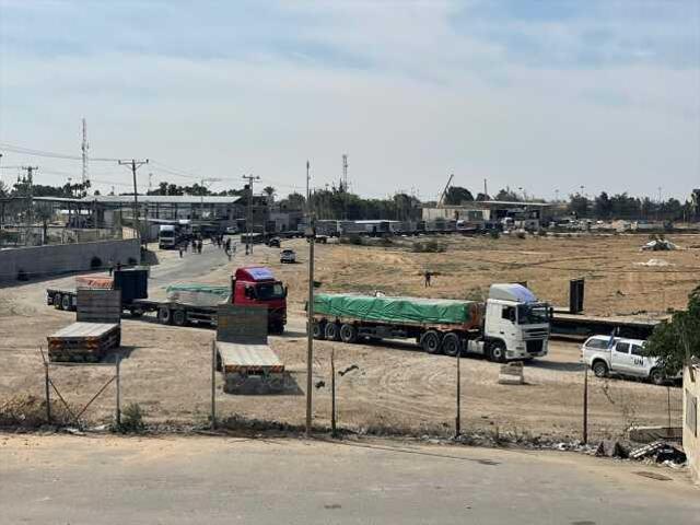 Refah Sınır kapısı açıldı ancak Gazze'ye giden yardım tırlarının sayısı düşündürücü