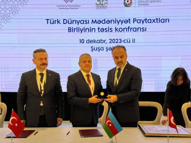 Bursa Büyükşehir Belediye Başkanı Aktaş, Türk Dünyası Kültür Başkentleri Birliği Başkanı Seçildi