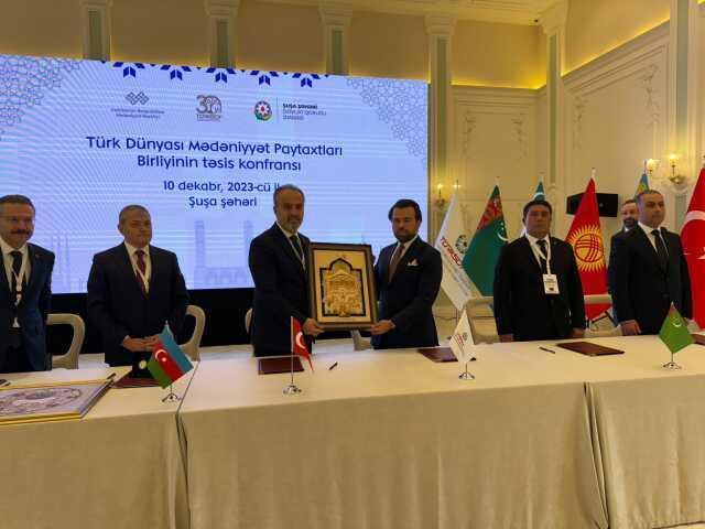 Bursa Büyükşehir Belediye Başkanı Aktaş, Türk Dünyası Kültür Başkentleri Birliği Başkanı Seçildi