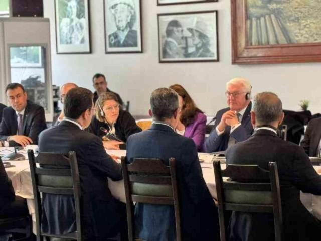 İstanbul'a gelen Almanya Cumhurbaşkanı'nı Vali Gül karşıladı! Görüştüğü ilk isim İmamoğlu oldu