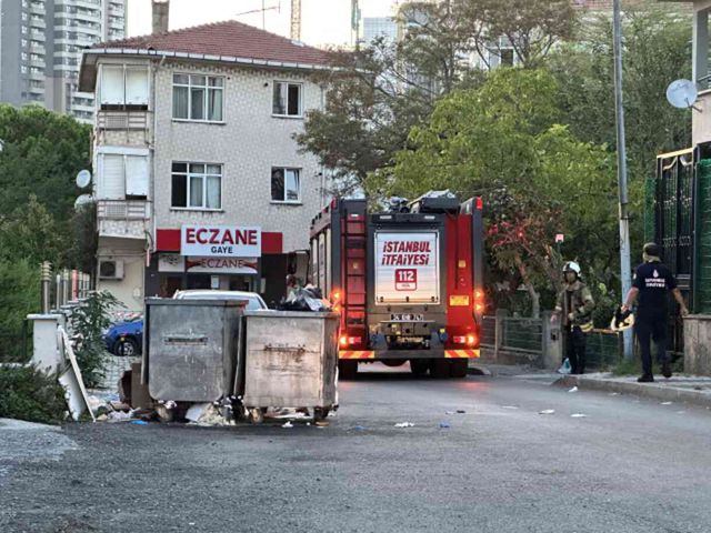Maltepe'de kimyasal madde paniği! Çöpe atılan çamaşır suyu ortalığı karıştırdı
