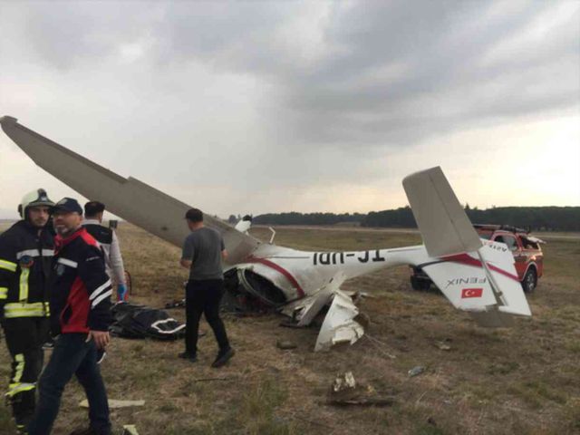 Bursa'da eğitim uçağı düştü! 2 pilot hayatını kaybetti