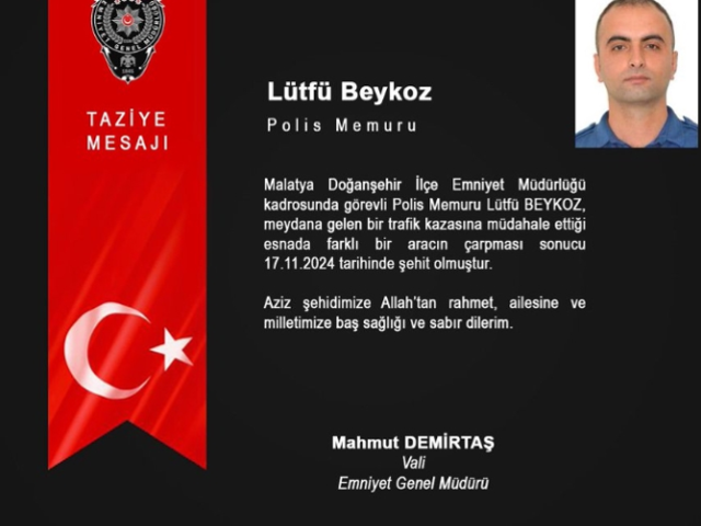 Malatya'da tır kazasında şehit olan polis kim, kimliği açıklandı mı, adı ne?
