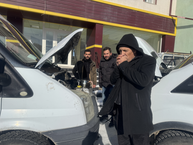 Sibirya soğuklarının etkili olduğu kentte termometreler eksi 23'te