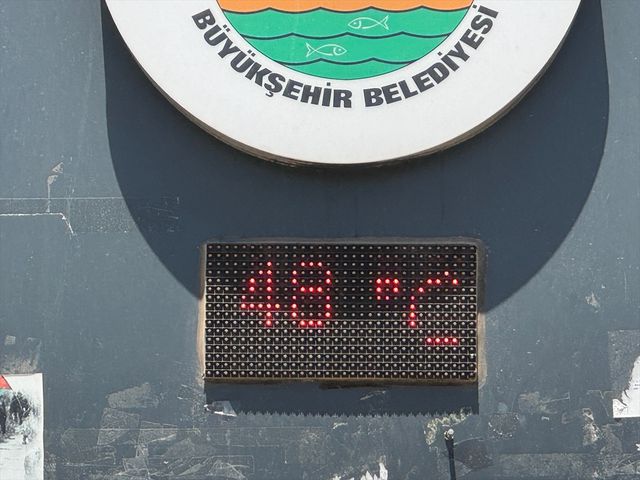 Şanlıurfa'da Sıcaklık 48 Dereceyi Buldu