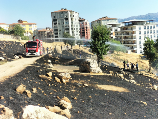 Menemen yapmak isteyen çocuklar, yangına neden oldu
