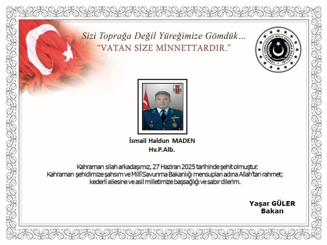 Şehit albayın acı haberi baba ocağına ulaştı! Ağustosta görevi bitecekti