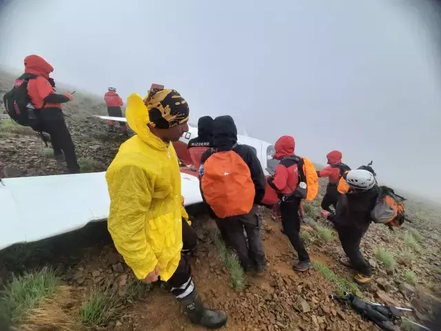 Kaçkar Dağları'nda Meydana Gelen Uçak Kazası ve Kurtarma Çalışmaları