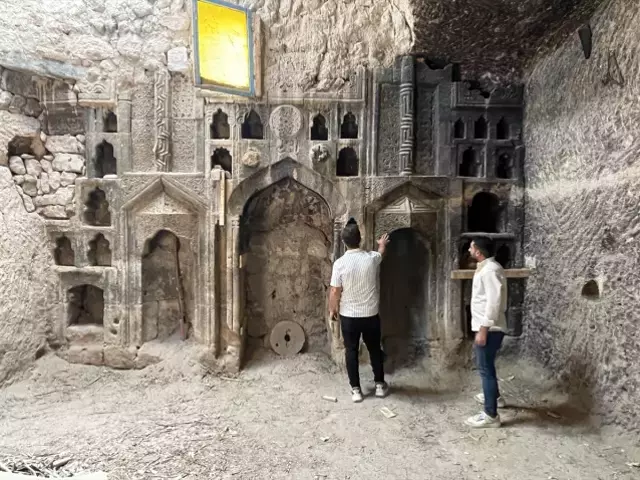 Odunluk olarak kullanılan yer 6 asırlık ibadethane çıktı