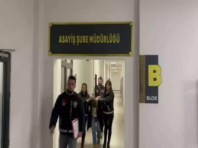 Adli süreç kapsamında gözaltına alınan şüpheli ile ilgili fotoğraf