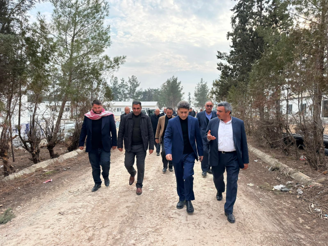 Milletvekili Ali Şahin Barak P2 Sulama Projesi şantiye ve GES kurulum çalışmalarını yerinde inceledi