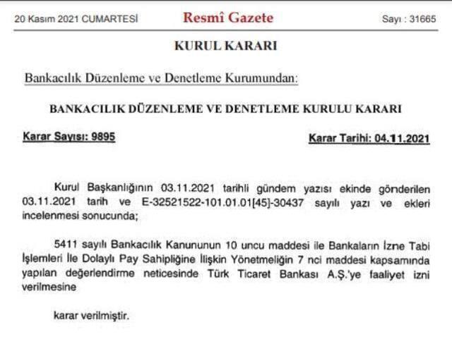 BDDK'dan onay çıktı! Türk bankacılık devi geri dönüyor
