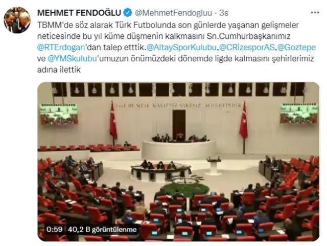 Küme düşme kaldırılıyor mu? İlk talep geldi, gözler Cumhurbaşkanı Erdoğan'a çevrildi