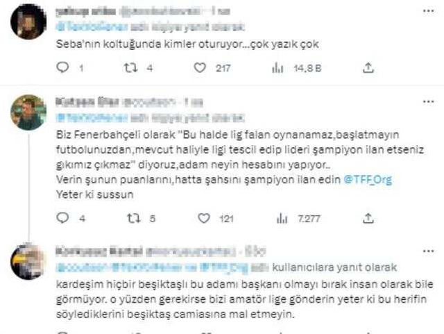 Ahmet Nur Çebi'nin açıklamalarına tepki yağıyor! Beşiktaşlılar ezeli rakiplerden özür diledi
